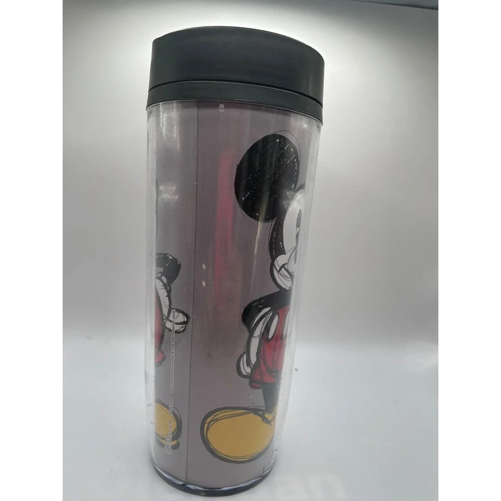 Jerry Leigh Disney Mickey Mouse Sketch Travel Tumbler Grey 18oz 533ml #940